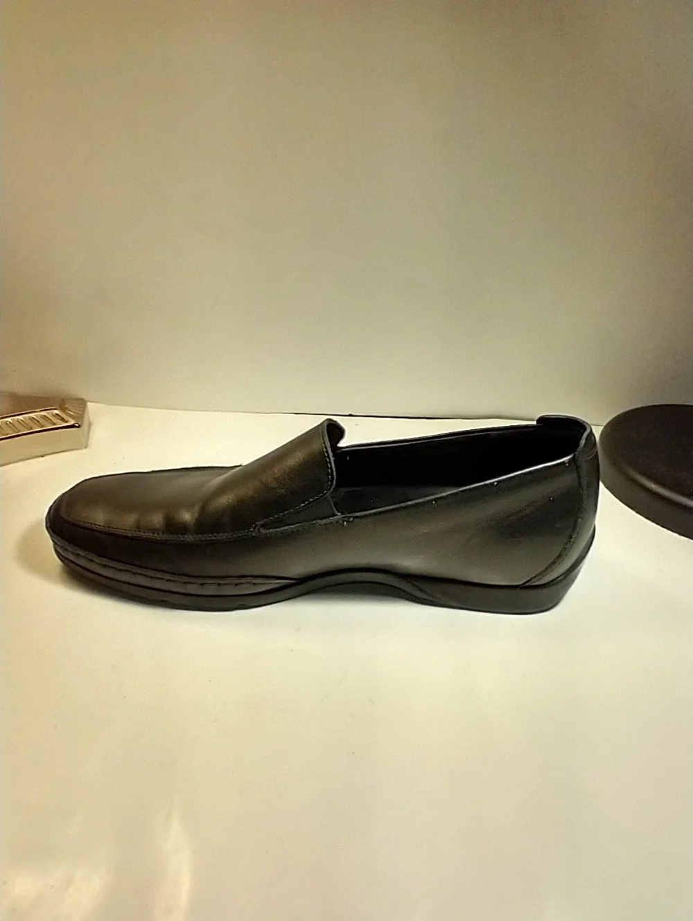Mephisto Edlef Cool Air Black Leather Casual Loafers Shoes Men's sz 8.